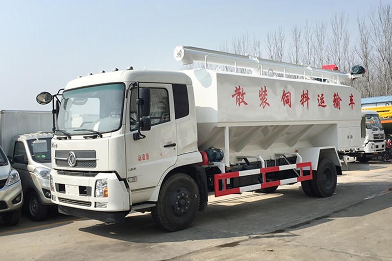 东风天锦散装饲料运输车(20立方)